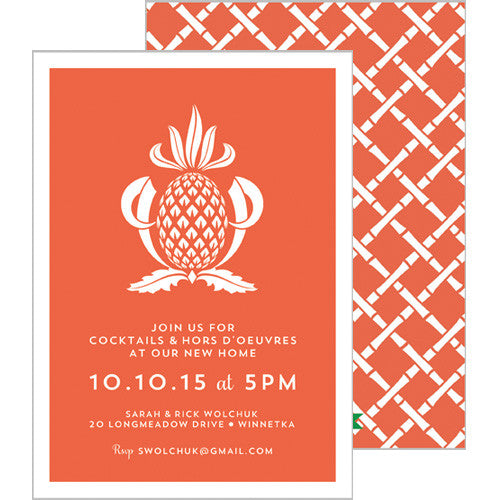 Party Invitations - Pineapple