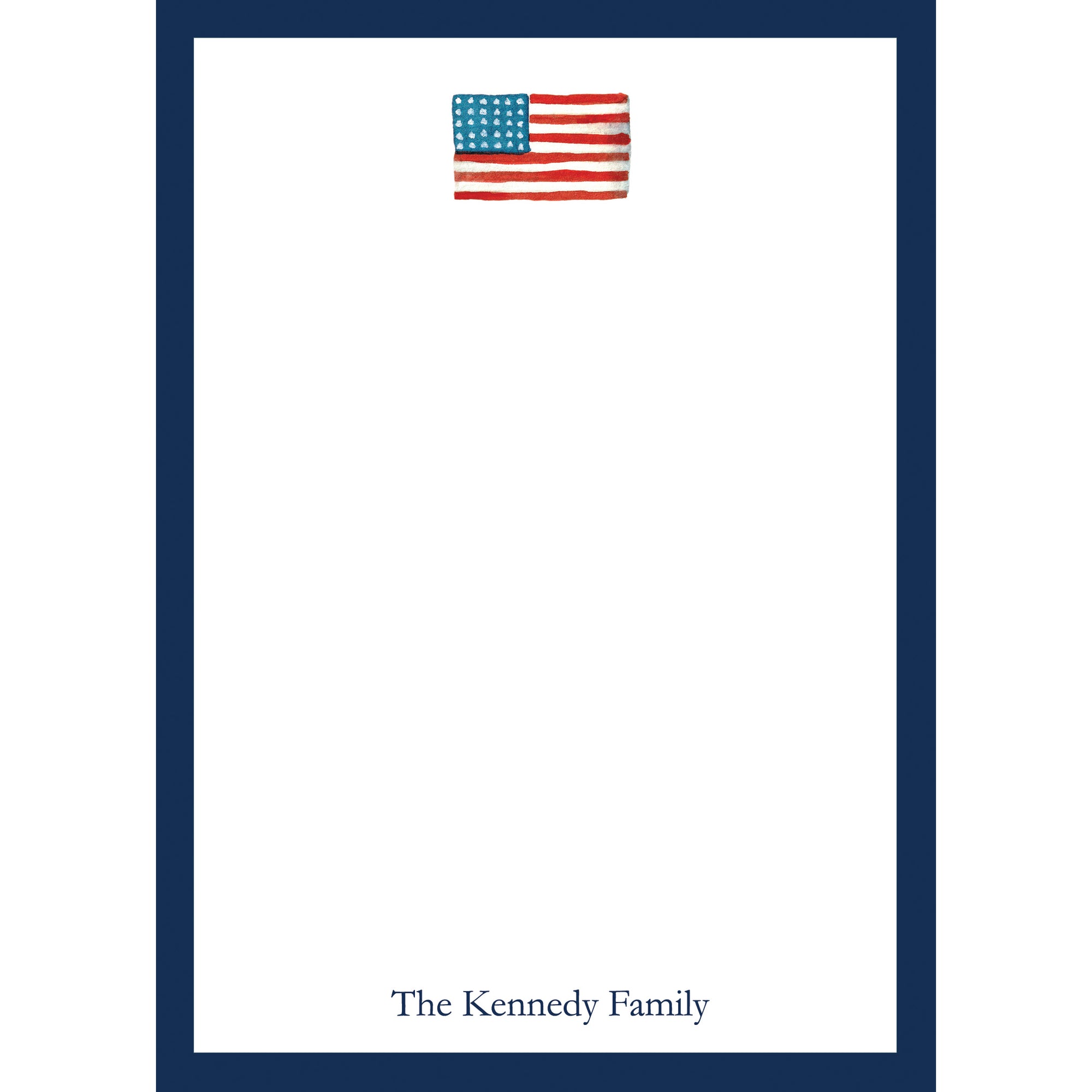 American Flag Personalized Notepad