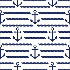 Stock Shoppe: Anchor Stripe Gift Wrap Sheets