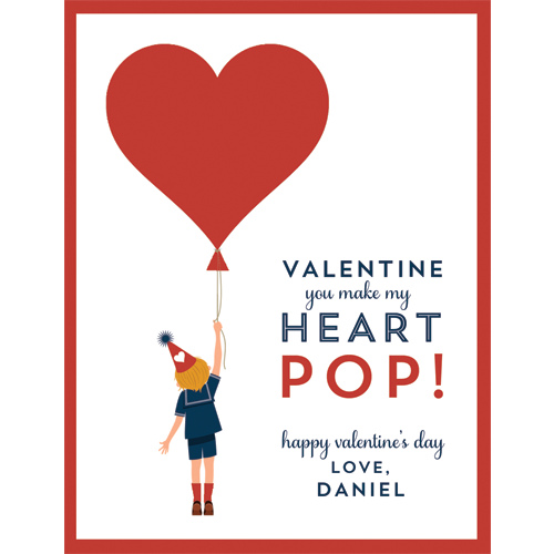 Little Red Car Valentines for Kids - WH Hostess Social Stationery