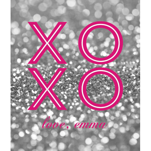 Glitter XOXO Valentines for Kids