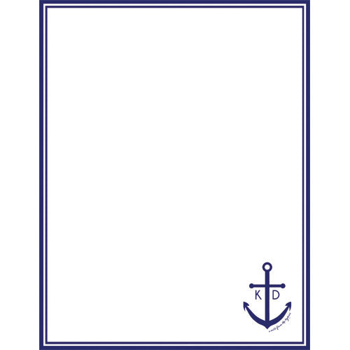 Anchor Personalized Notepad - More Color Options