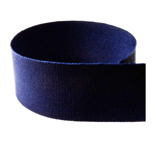 Wholesale Preppy Solid Grosgrain Ribbon | Navy Blue