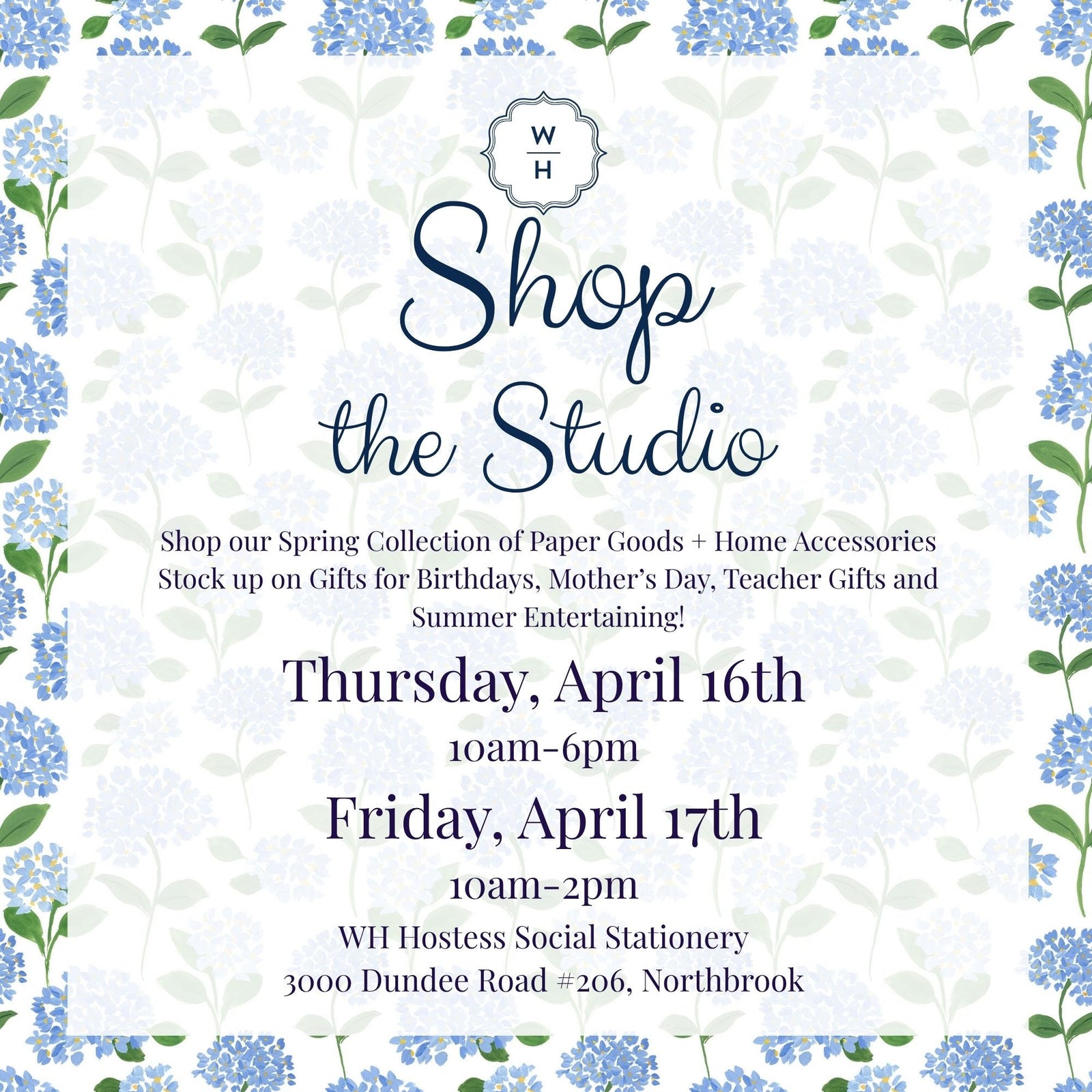 Shop the Northbrook, Illinois Studio!