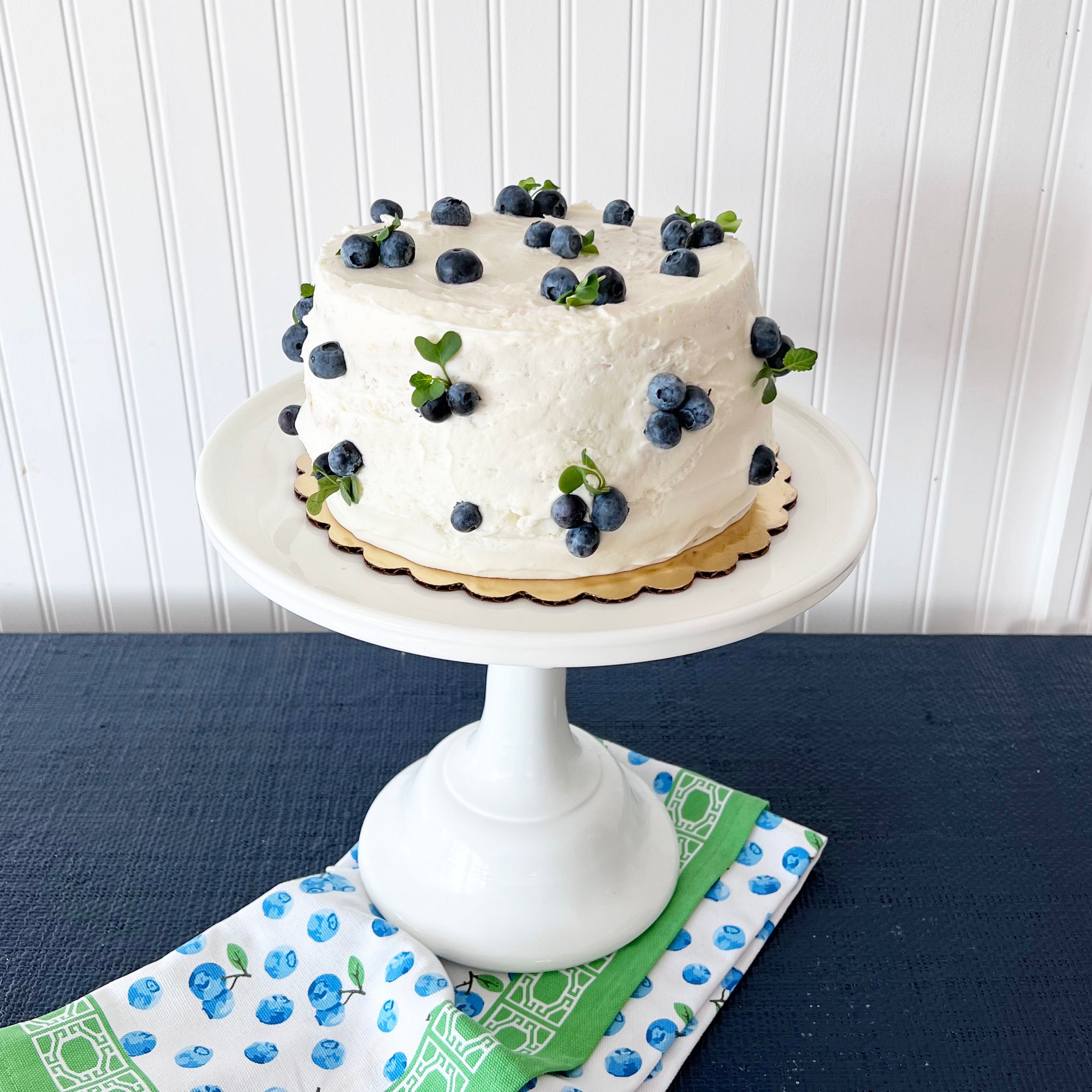 DIY Blueberries Cake