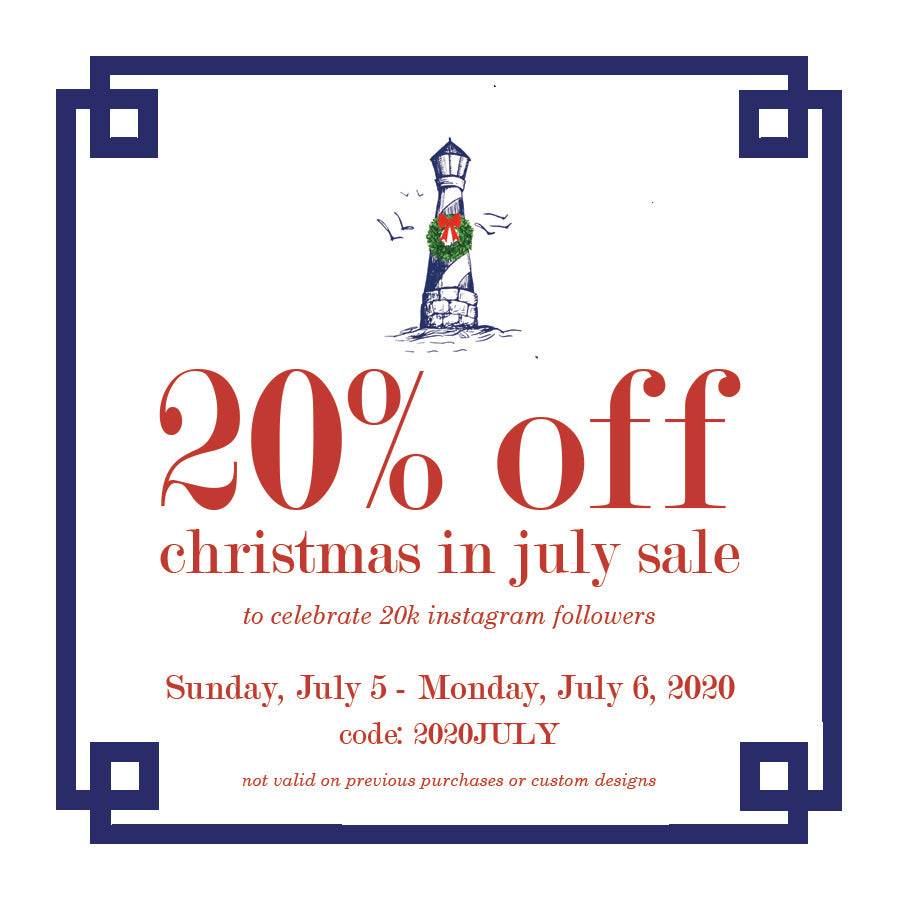 CHRISTMAS in JULY SALE!!