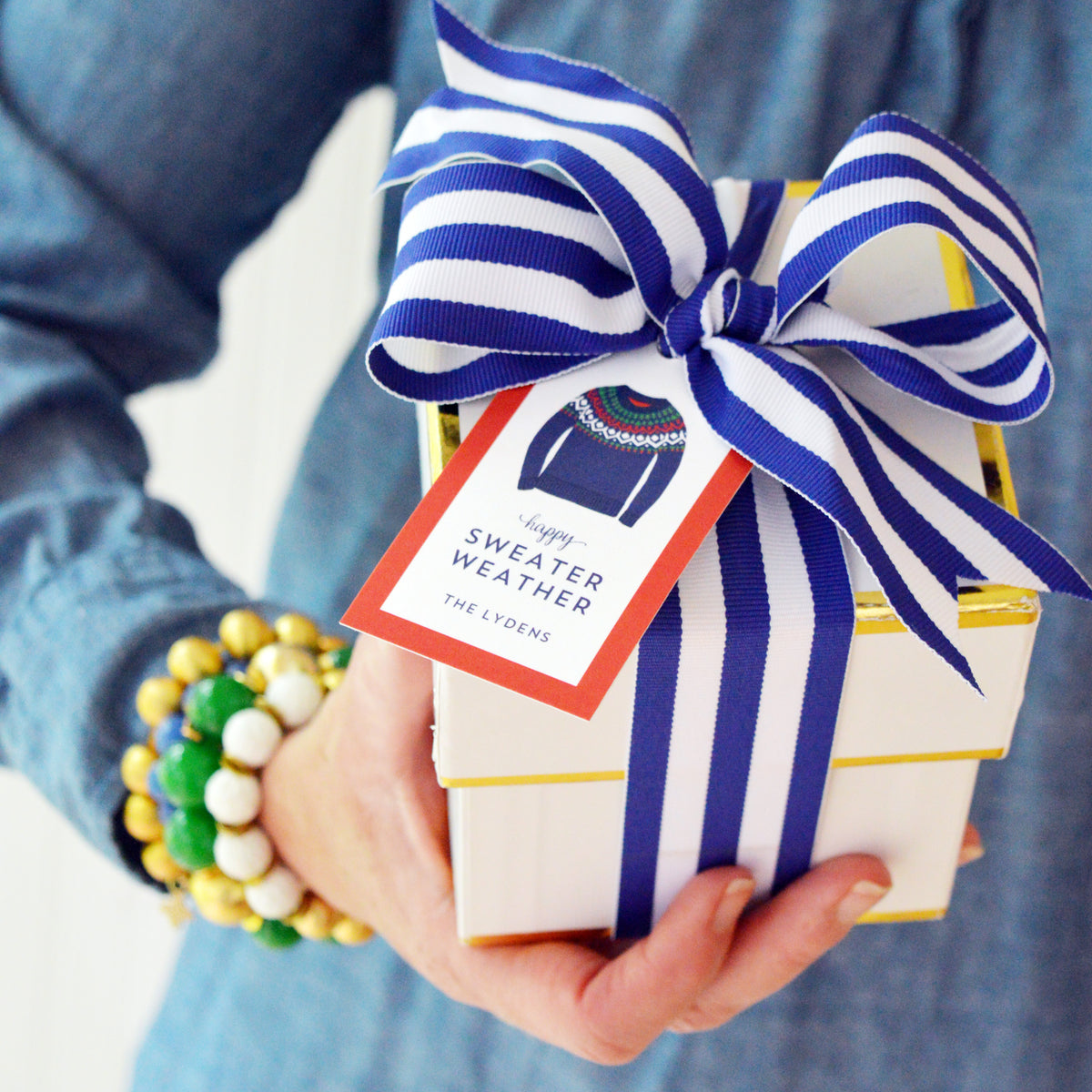String Weather. Gift Sweater Weather - WH Hostess Social Stationery