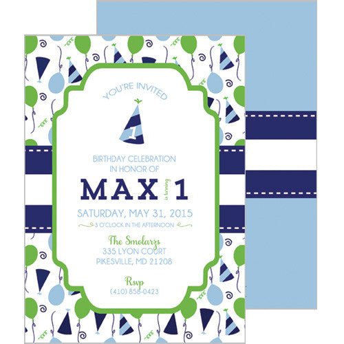 Kids Party Invitations | Birthday Fun | More Colors