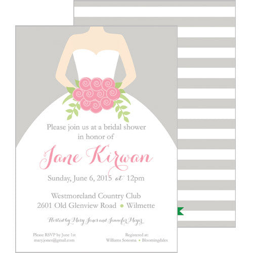 Bridal Shower Invitations - Classic Bride
