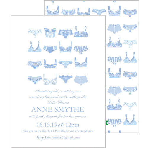Bridal Shower Invitations - Lingerie Shower