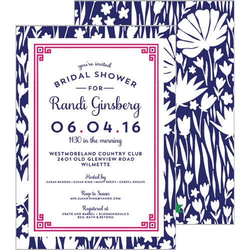 Party Invitations - Tulips