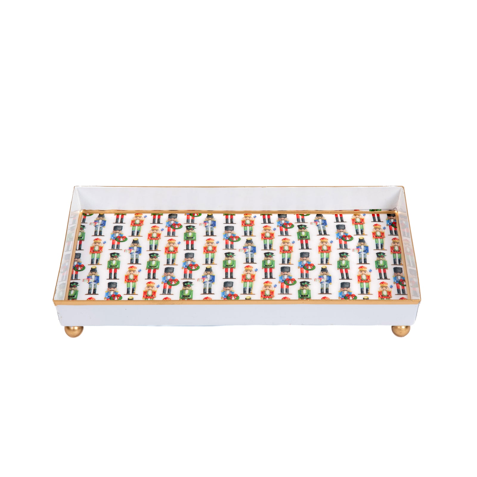 WH Nutcrackers Enameled Tray
