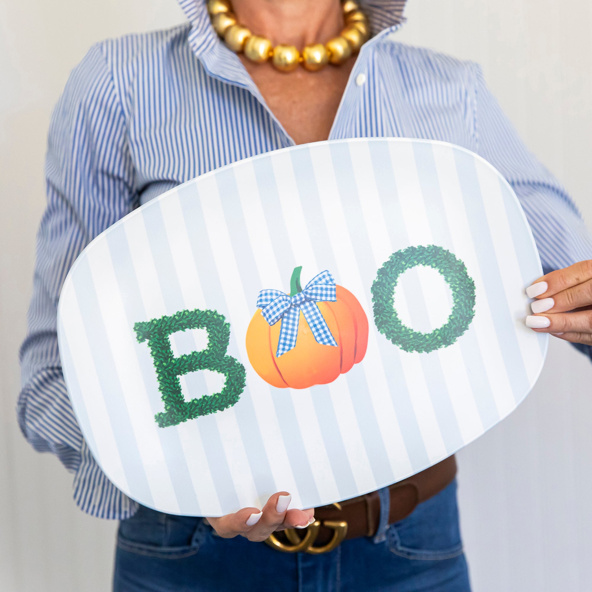 WH Serving Platter | BOO Boxwood