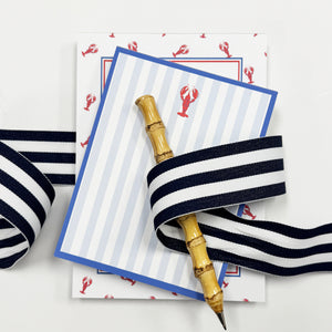 Stock Shoppe: 4x5 Lobster Stripe Notepad