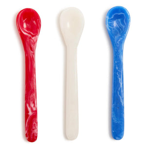 Red, White and Blue Mini Serving Spoons | Set of 3