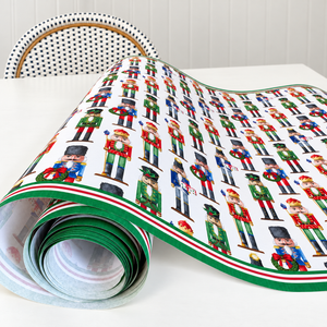 Nutcracker Christmas Paper Table Runner