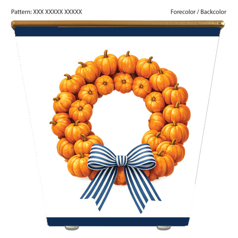 WH Hostess x Hedge Farm Mini Cache Pot Candle | Pumpkin Wreath