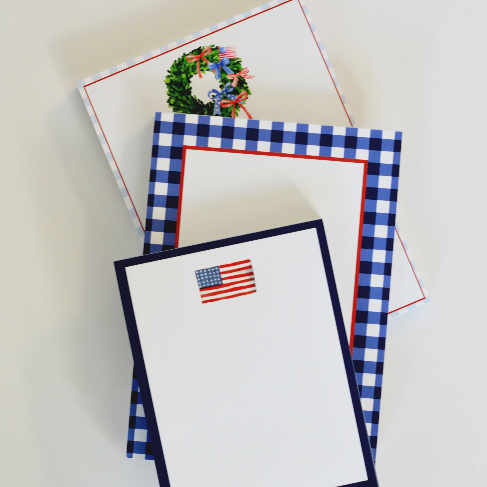 Stock Shoppe: 5x7 Patriotic Wreath Notepad
