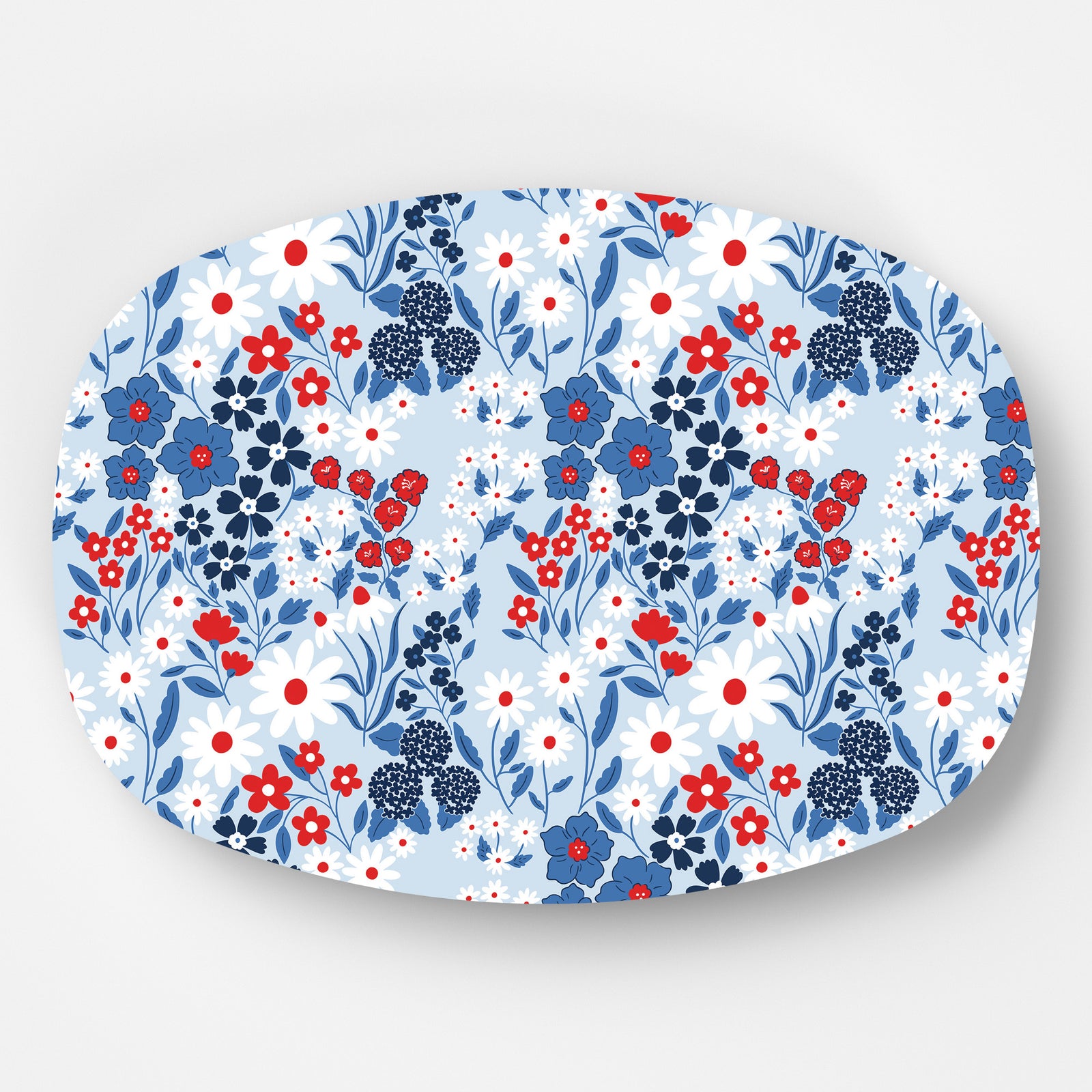In Stock WH Serving Platter | Americana Floral