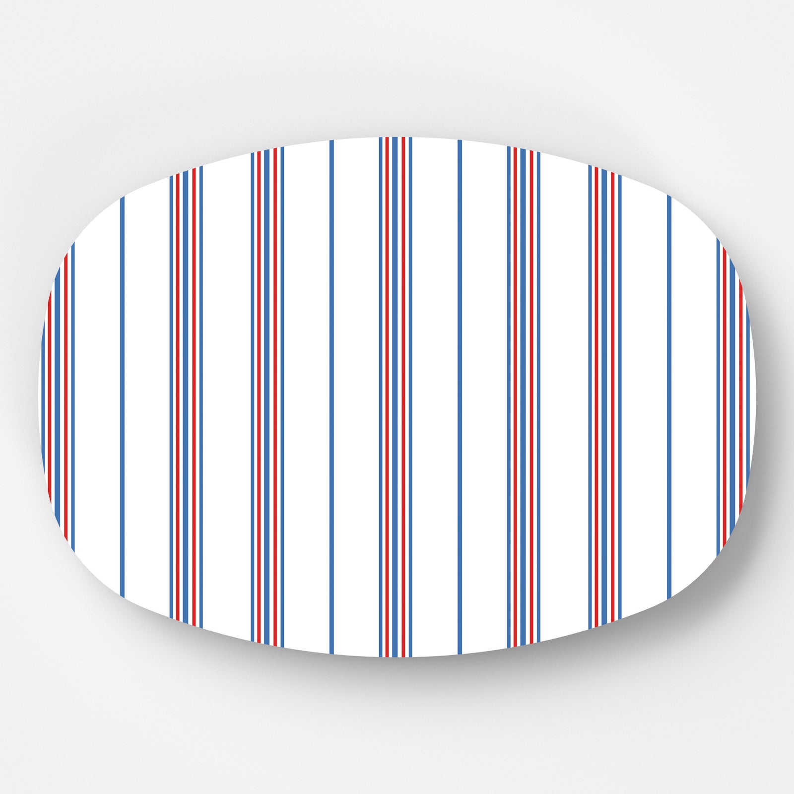 In Stock WH Serving Platter | Americana Stripe