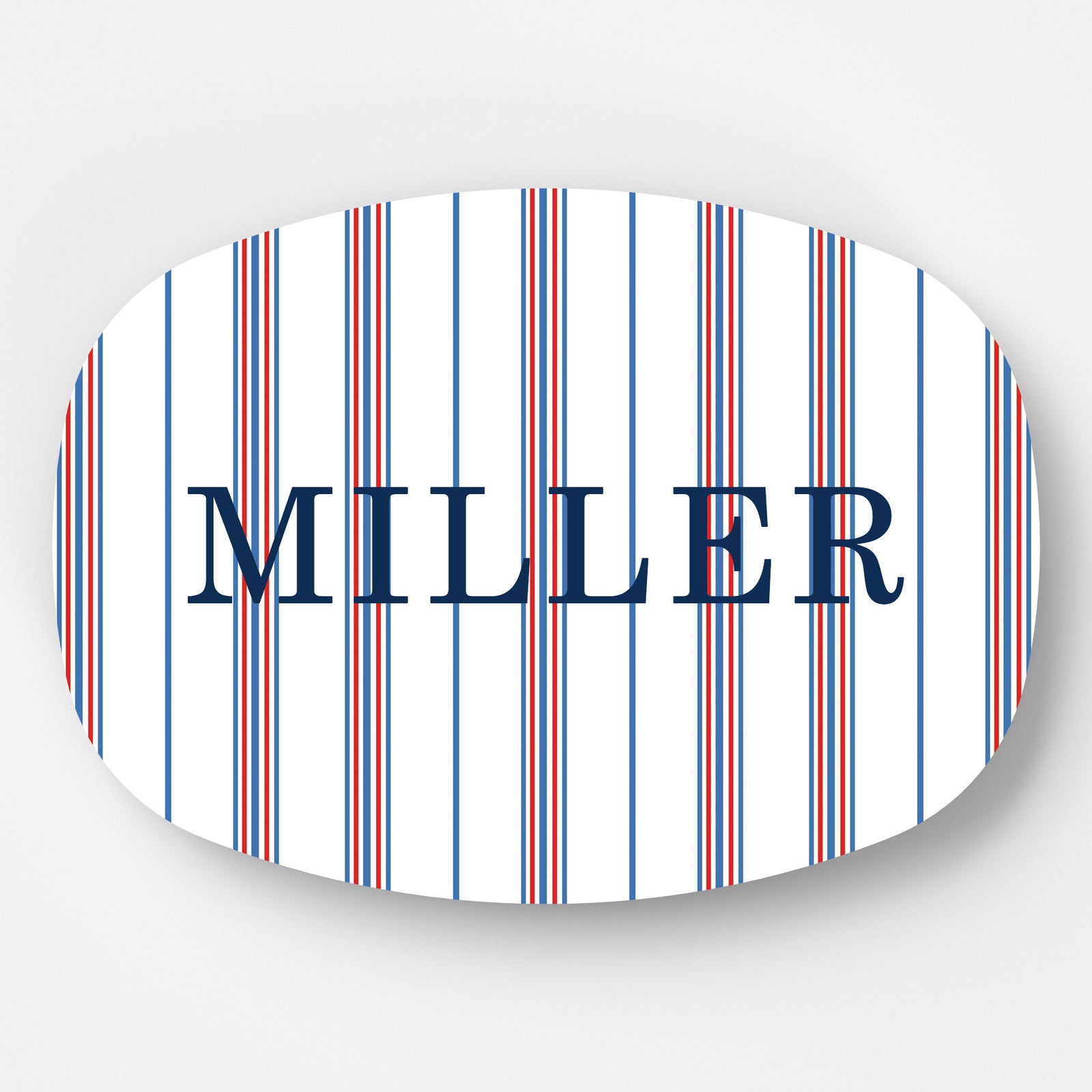 WH Serving Platter | Americana Stripe (Personalized Option)