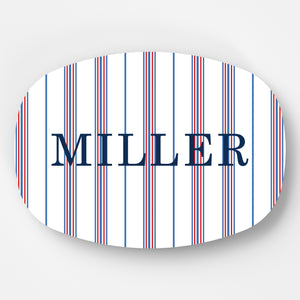 WH Serving Platter | Americana Stripe (Personalized Option)