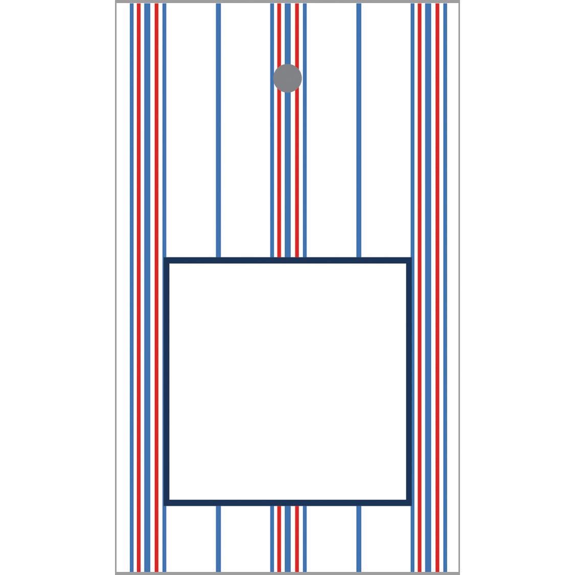 In Stock Gift Tags | Americana Stripe