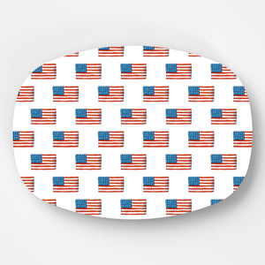 WH Serving Platter | American Flag
