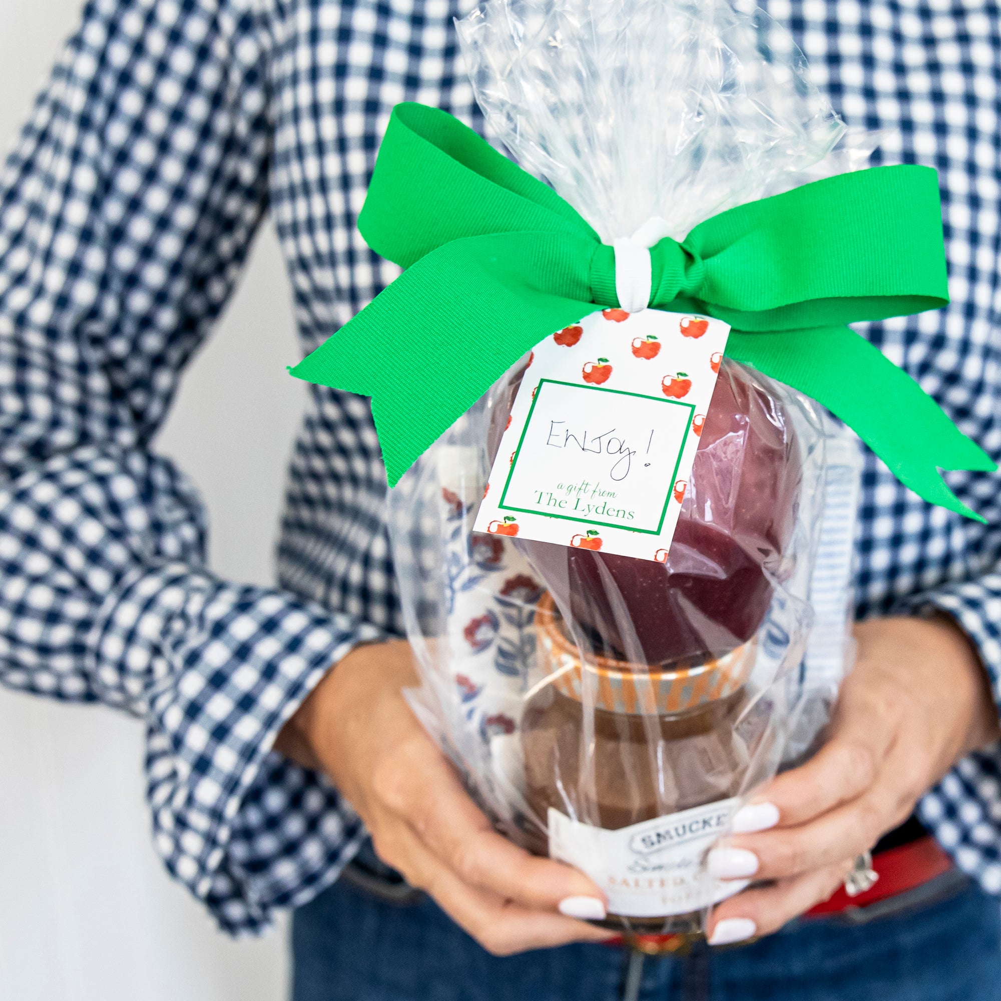 Preppy Apple Personalized Gift Tags