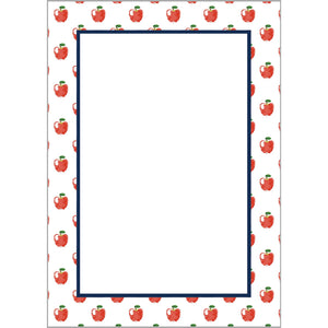 Stock Shoppe: 5x7 Preppy Apples Notepad