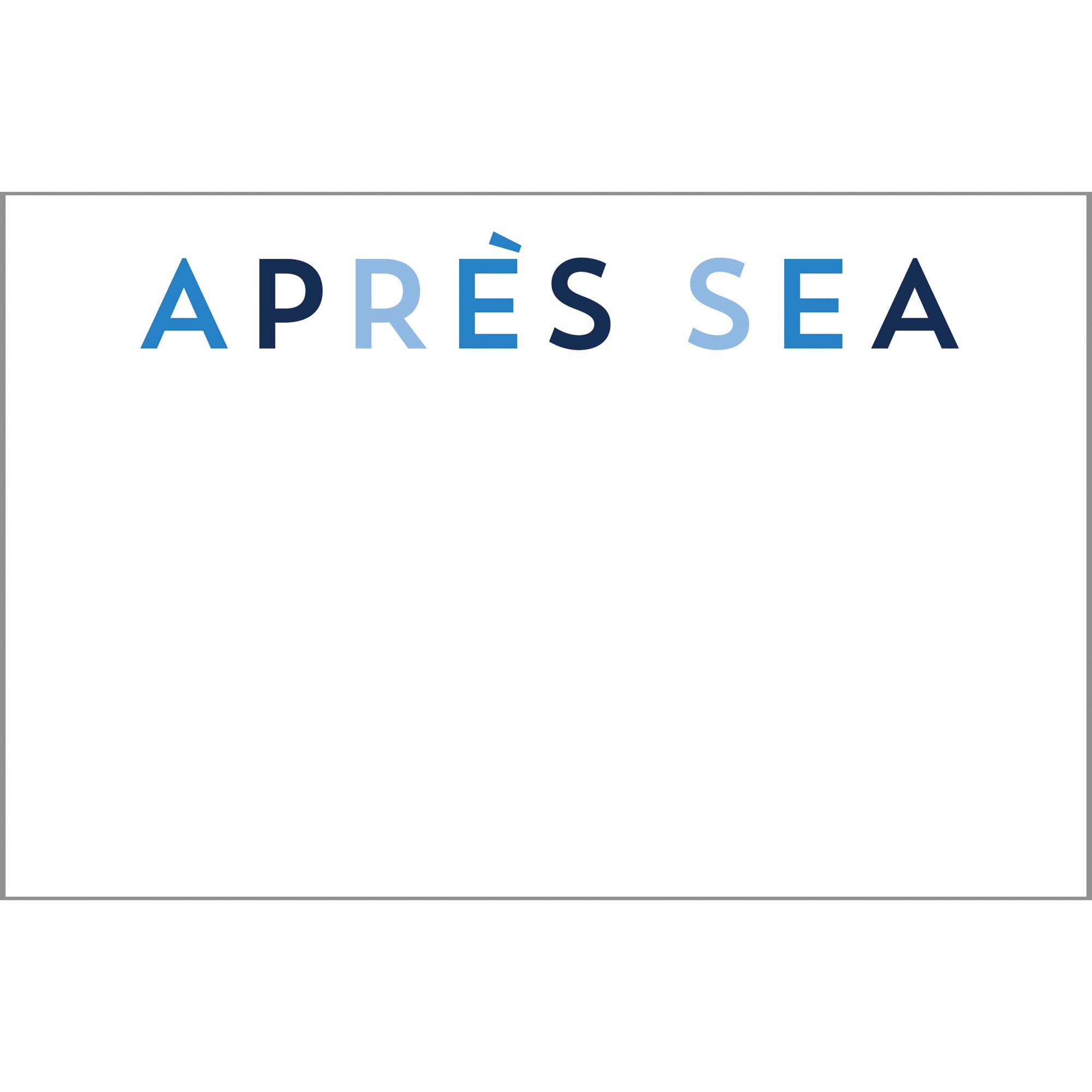 Stock Shoppe: 8.5x5.5 Apres SEA Slab Notepad