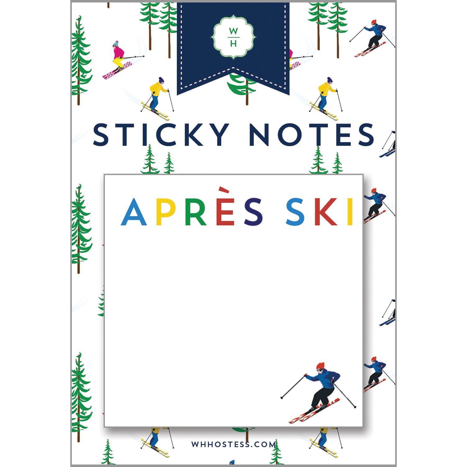 Apres Ski Single Sticky Note