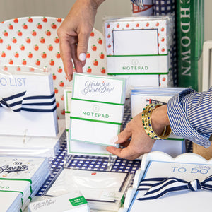 Stock Shoppe: 5x7 Preppy Apples Notepad