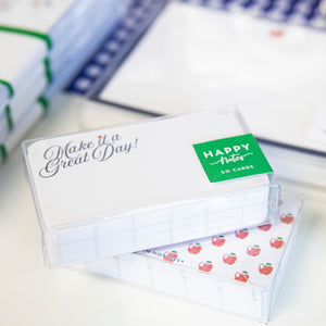 Stock Shoppe: Happy Notes | Apple Make It A Great Day