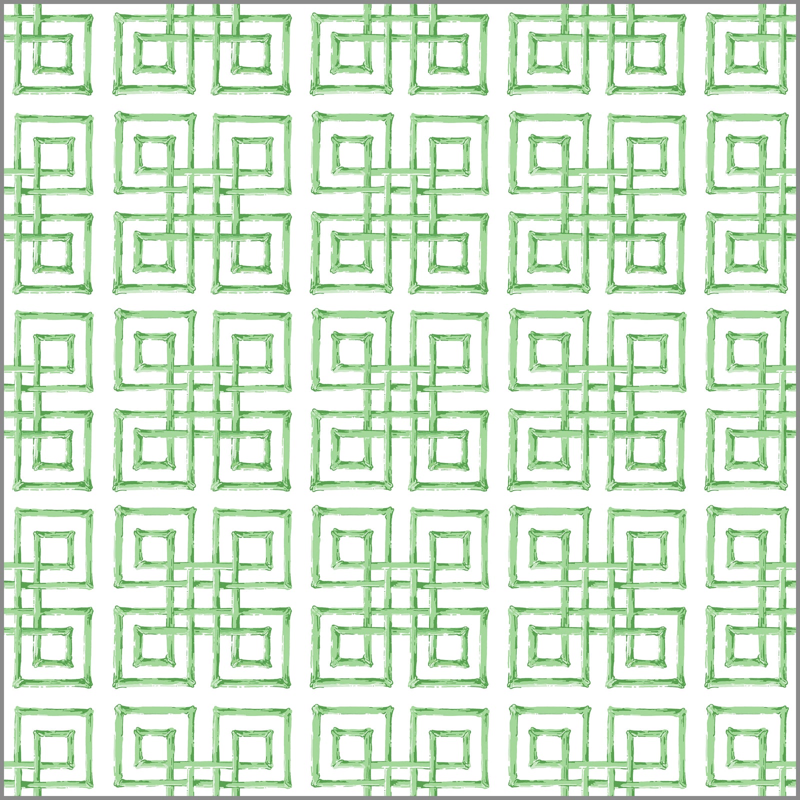 In Stock Continuous Roll Gift Wrap | Bamboo Fret | Green
