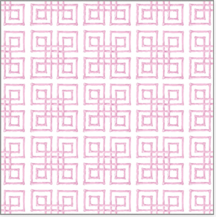 Paper Table Runner | Pink Bamboo Fret