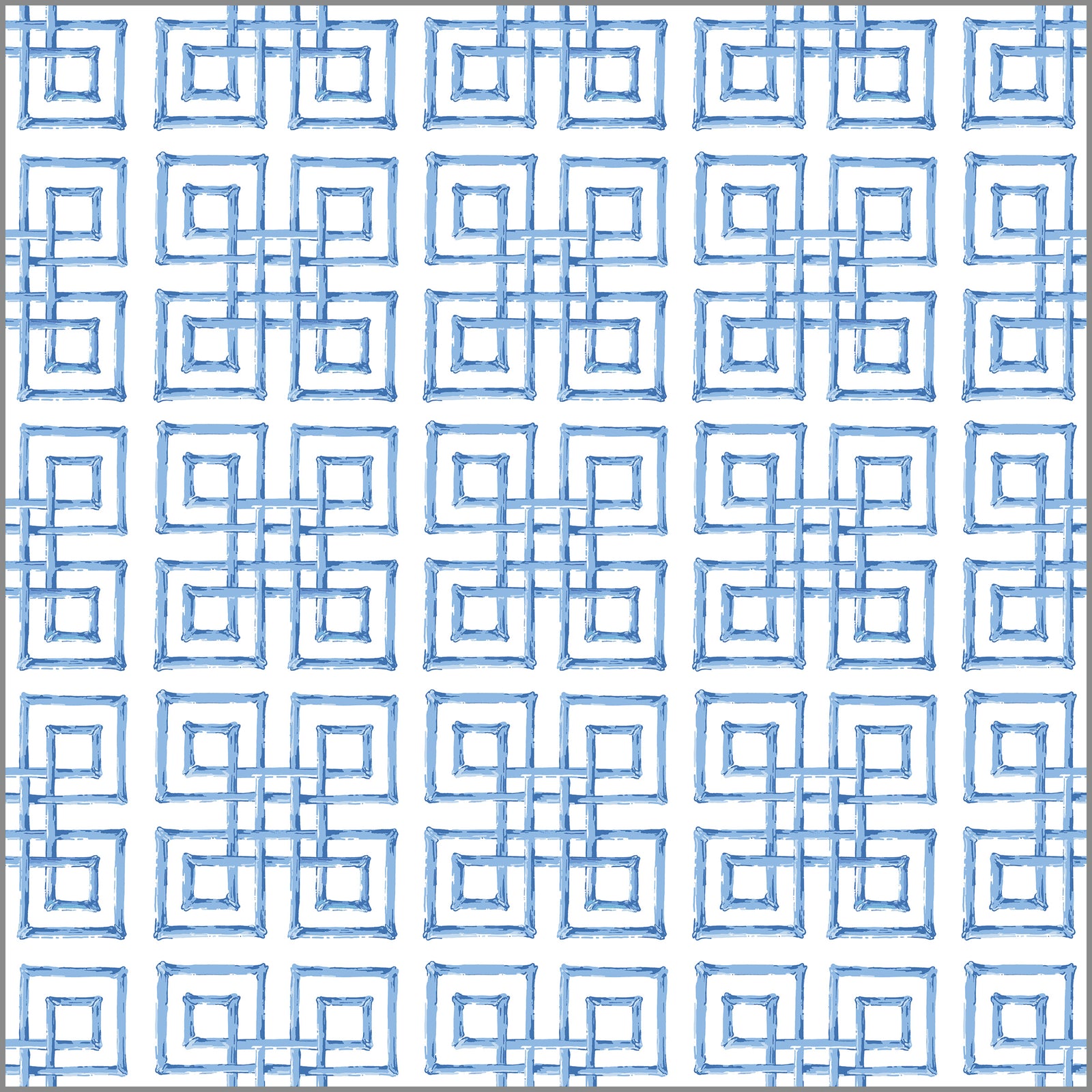 In Stock Continuous Roll Gift Wrap | Bamboo Fret | Blue