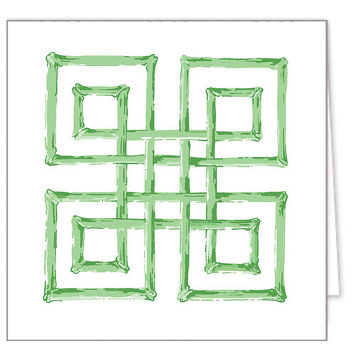 In Stock Gift Enclosure Cards + Envelopes | Bamboo Fret | Green