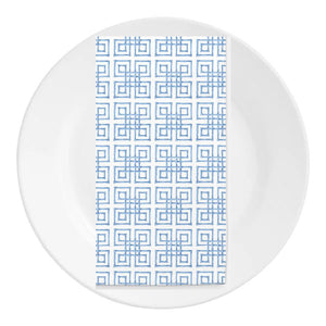 Bamboo Fret Dinner Napkins | Set of 4 | Blue