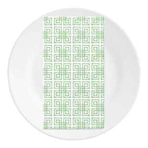 Bamboo Fret Dinner Napkins | Set of 4 | Green