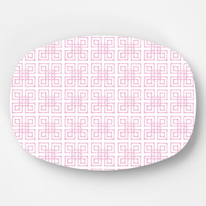 WH Serving Platter | Pink Bamboo Fret (Personalized Option)