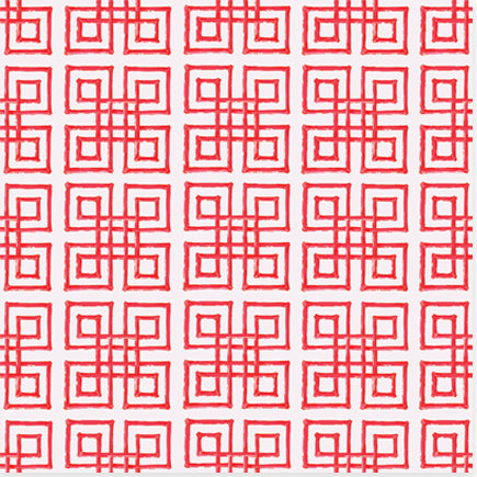 In Stock Continuous Roll Gift Wrap | Bamboo Fret | Cherry Red