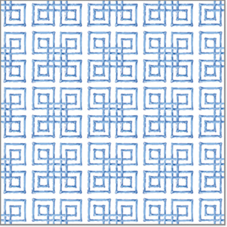 Paper Table Runner | Blue Bamboo Fret