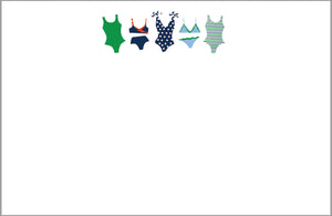 Stock Shoppe: 8.5x5.5 Bathing Suits Slab Notepad