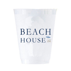 Beach House Shatterproof Cups | Set of 8