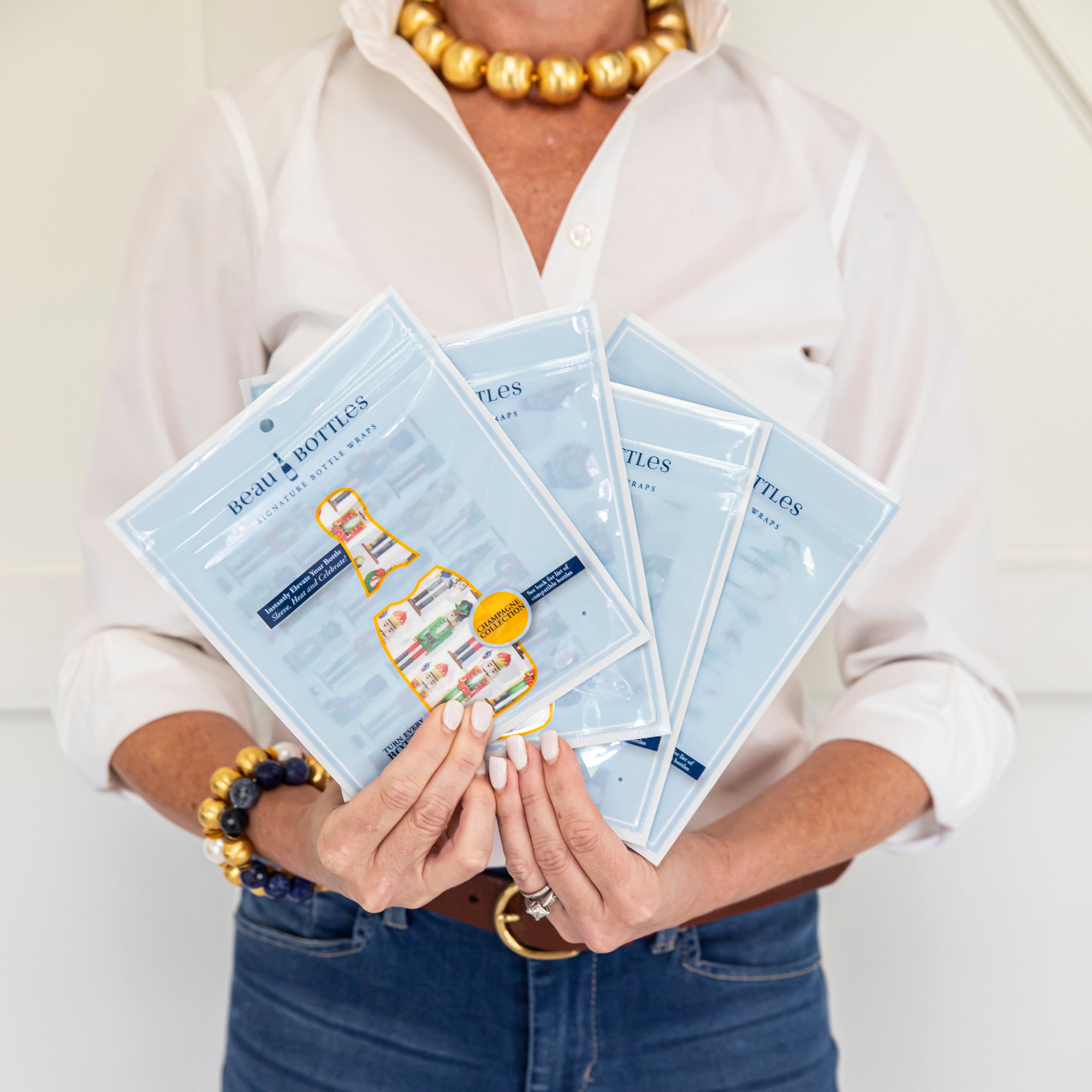 Beau Bottles x WH Hostess Bottle Wrap | WH Nutcrackers