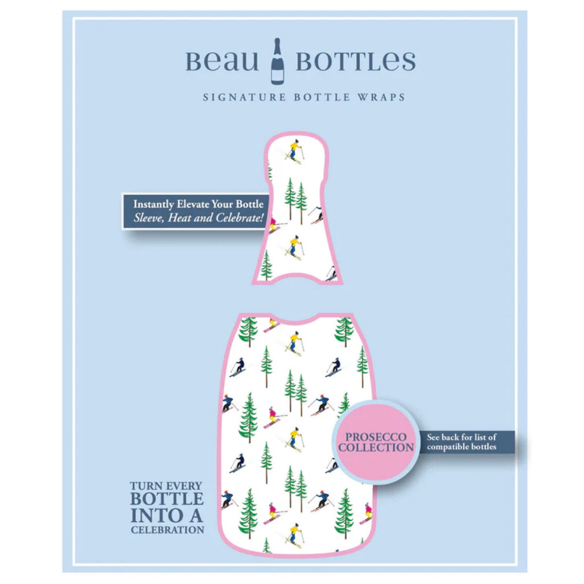 Beau Bottles x WH Hostess Bottle Wrap | Ski Resort