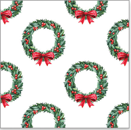 In Stock Continuous Roll Gift Wrap | Berry Wreath
