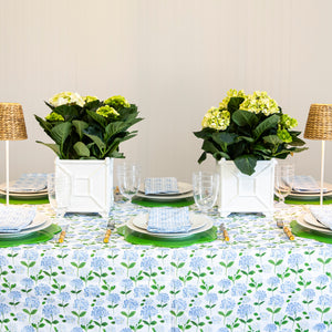 Blue Hydrangeas Rectangle Tablecloth