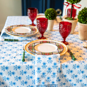 Tulip Block Print Rectangle Tablecloth
